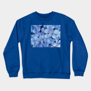 blue leafs flowers plant Crewneck Sweatshirt